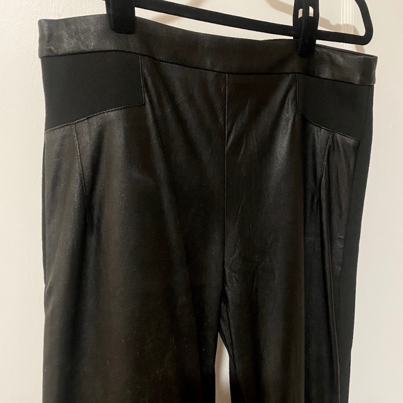 BCBG Vegan Leather Trousers - Picture 1 of 5